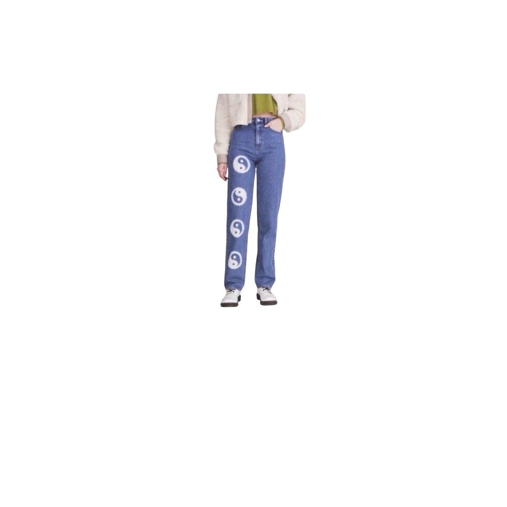 PacSun 90’S Boyfriend Eco Yin-Yang High Rise Womens Jeans Size 24.